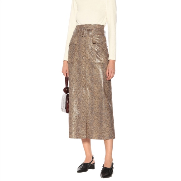 Nanushka skirt snake skin maxi 💕 - Picture 6 of 13